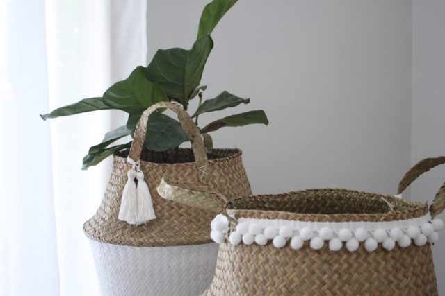 the two baskets together