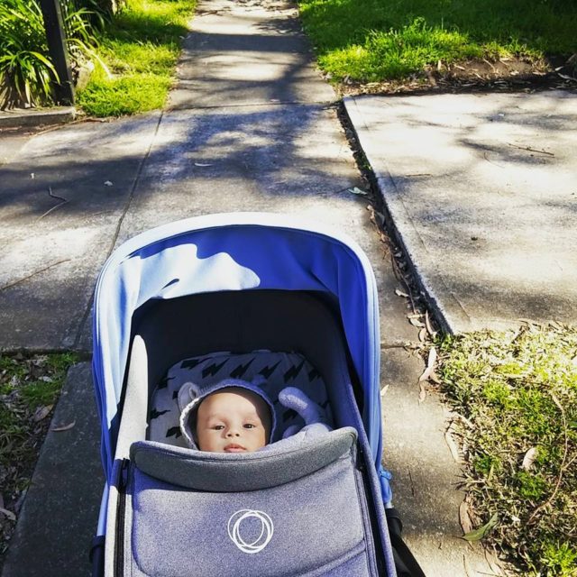 Was he really ever this small?! Seb in his Bugaboo Bee3