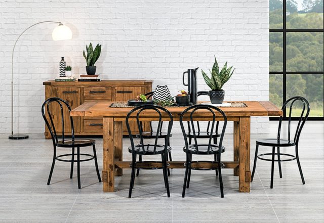 Amart industrial on sale dining table