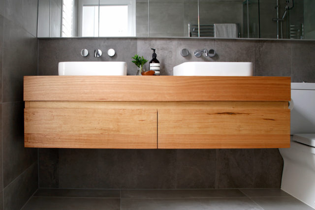 Why Timber Vanities Can Cope With Your, Grey Bathroom Timber Vanity
