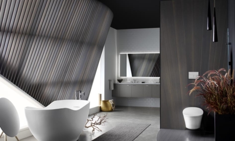 Add a touch of luxury to your loo with titanium