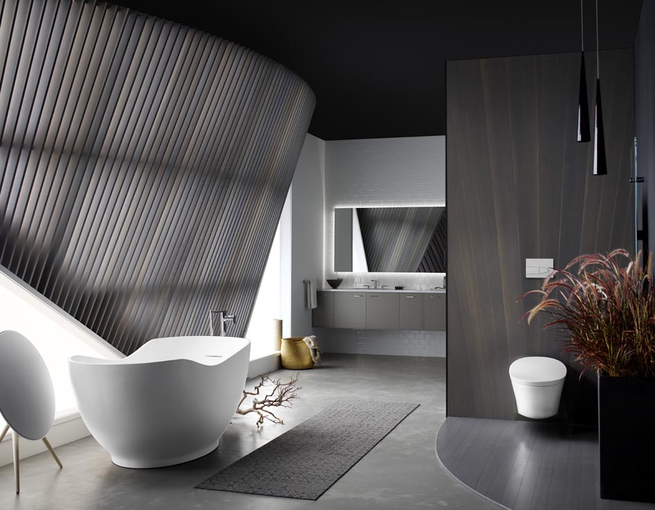 Add a touch of luxury to your loo with titanium
