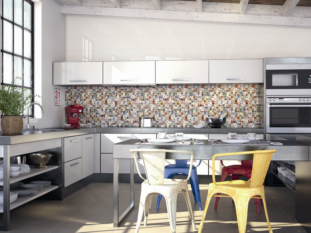 new trends in tiled kitchen splashbacks