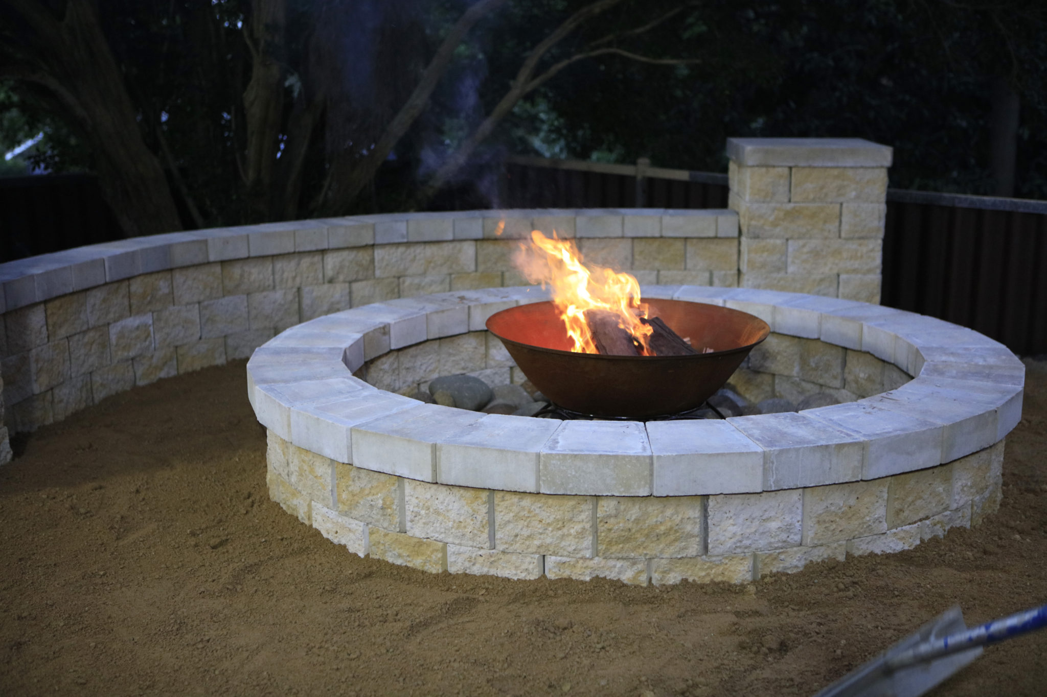 Build Your Own DIY Fire Pit The Interiors Addict   Fire Pit Step 6 