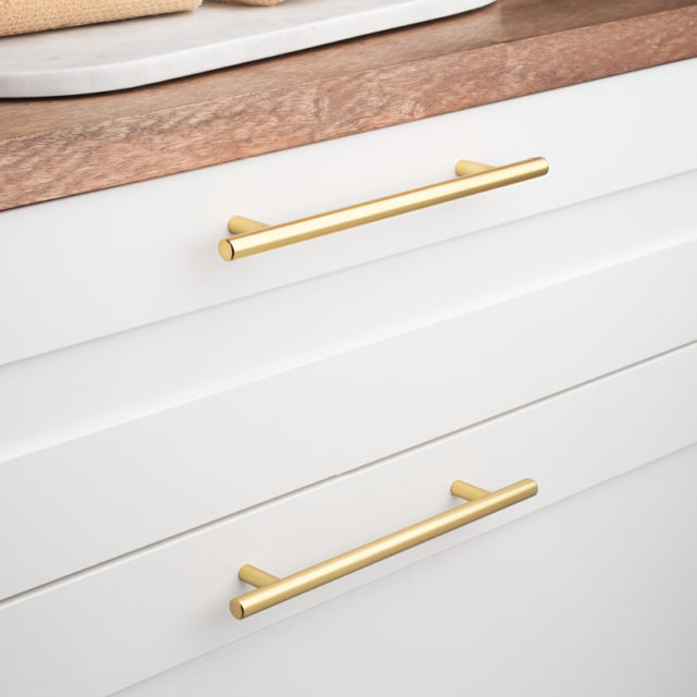 Luxe Look For Less In Your Kitchen Reno, Wooden Cupboard Handles Bunnings