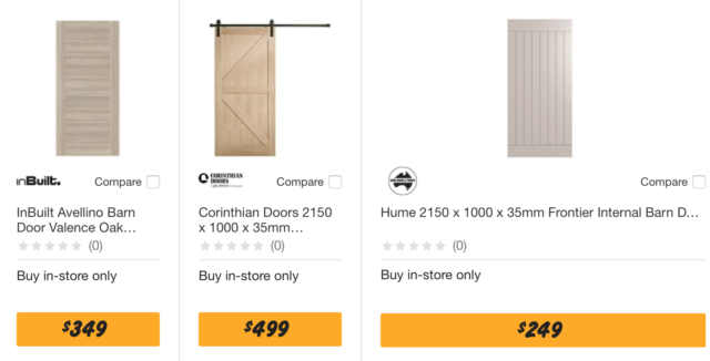 Barn Doors Australia Where To Buy Different Looks The