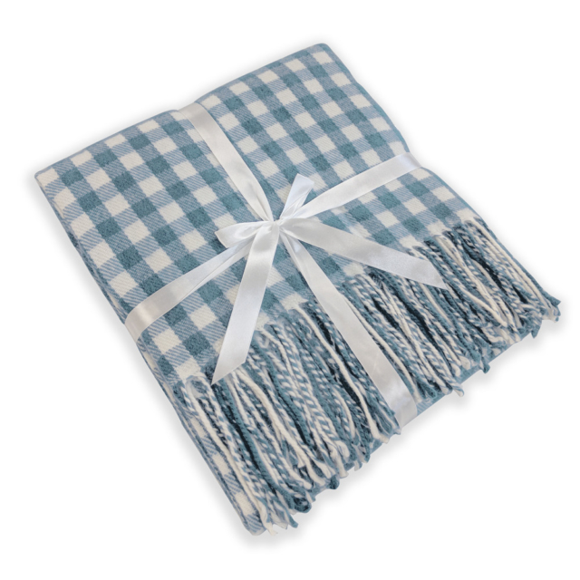 laura ashley gingham throw