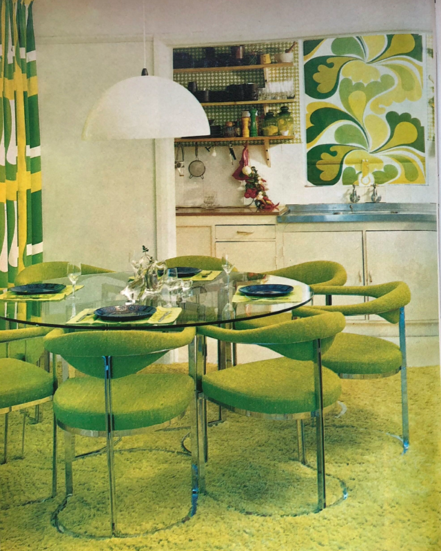 1970's dining room