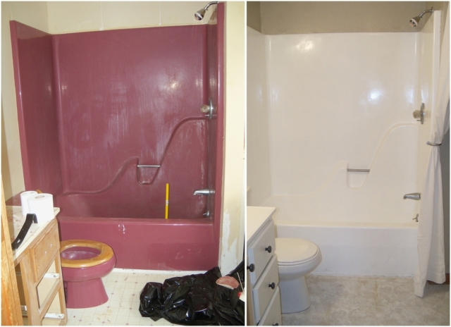 How to Paint your Bathtub and Shower Tile 