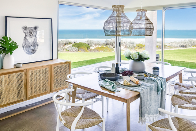 Coastal dining room