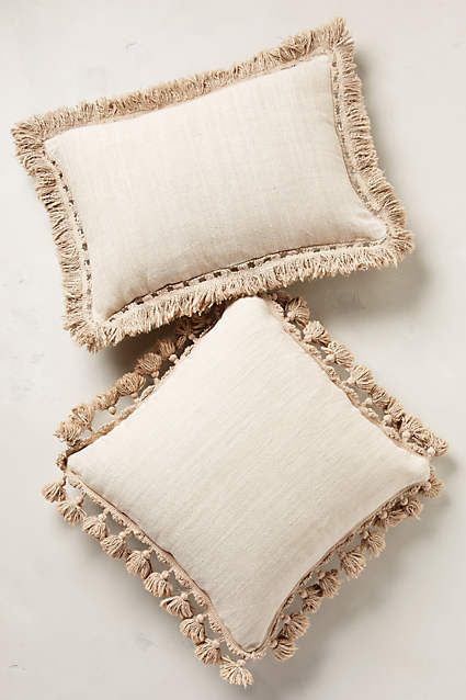 fringe pillow