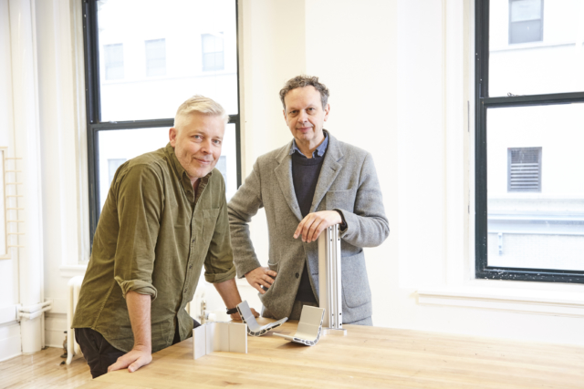 IKEA head designer Marcus Engman with Tom Dixon