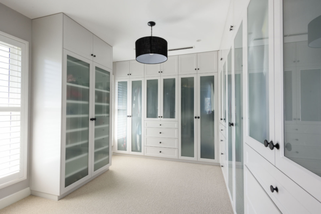 Master bedroom walk-in wardrobe