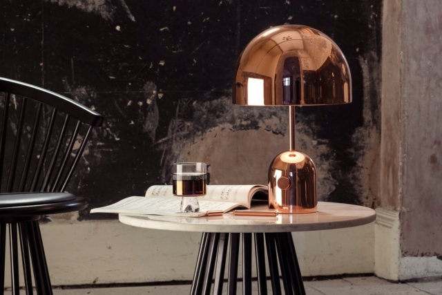 Tom Dixon Bell table lamp in copper