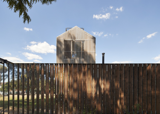 Mirrored back fence