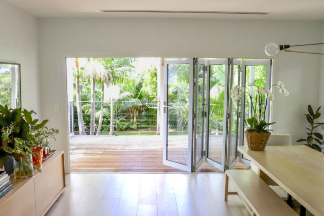 The home's new Stegbar bi-fold doors