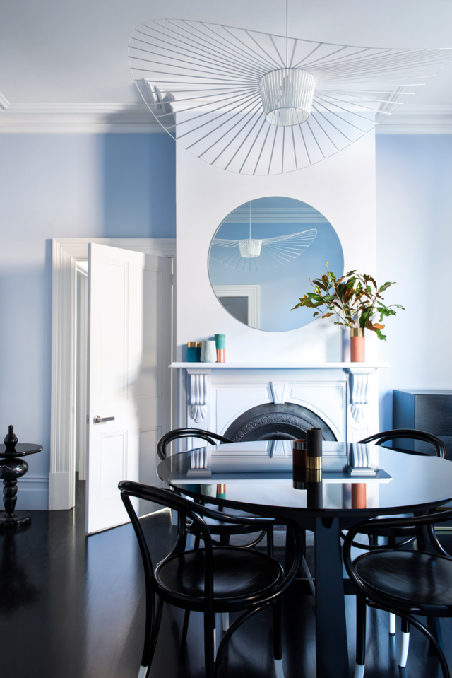 Matlock House dining room up cycled table