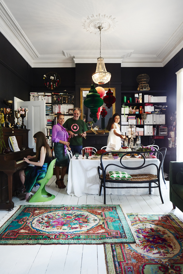 Heather and her family in a recent Christmas shoot for Sunday Life magazine