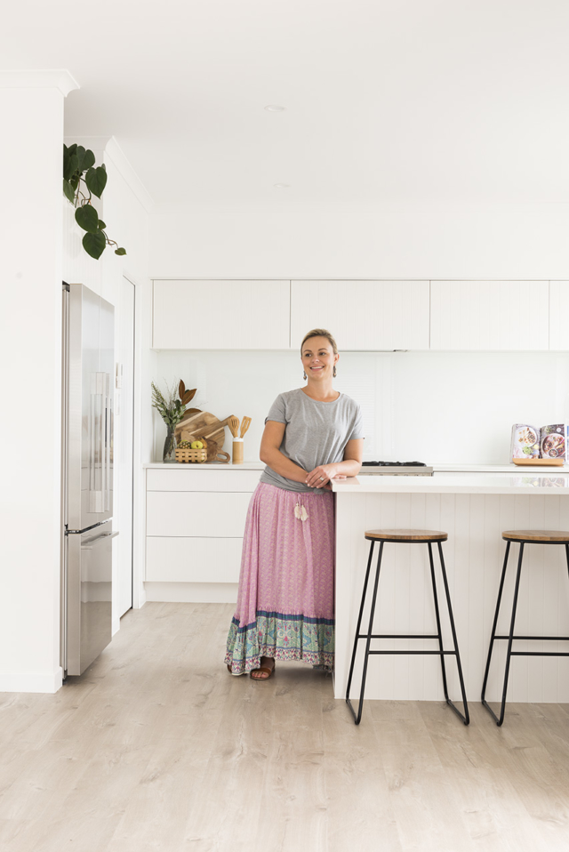 Rachael in her kitchen