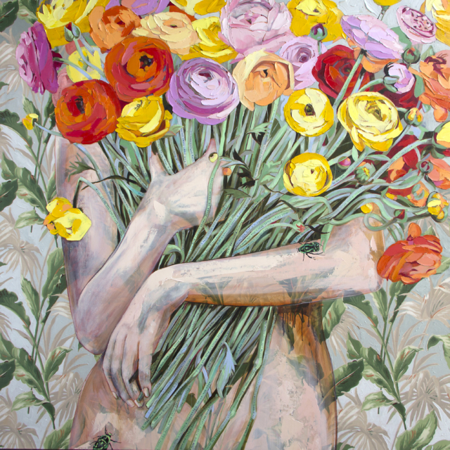 Jessica Watts' 'I Love You Like' oil painting