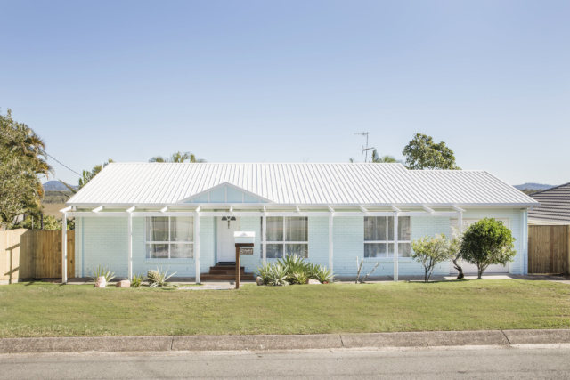 AFTER front of the home