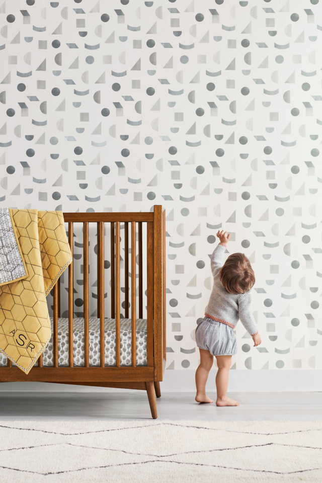 west elm x pbk Mid-Century convertible cot in acorn