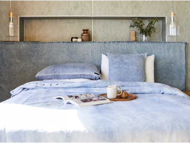 Create Estate denim bedhead