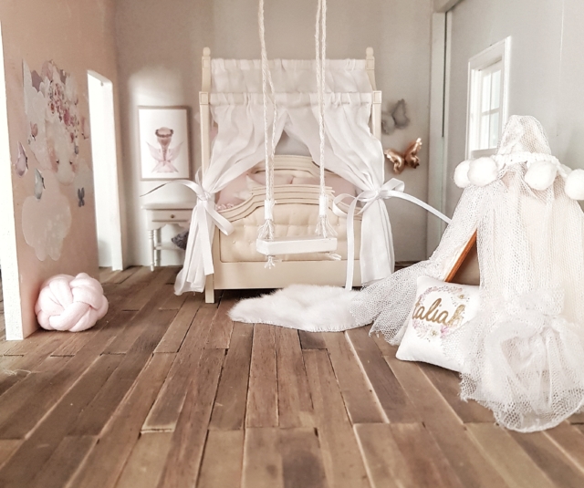 Taliah's room recreated in miniature