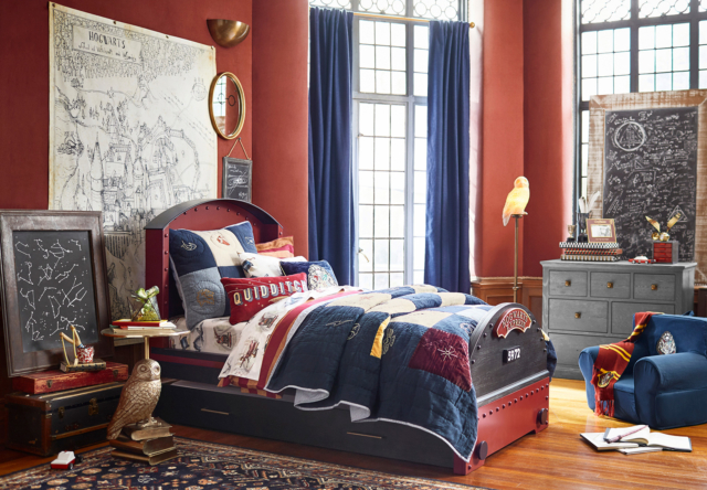 pottery barn train bed