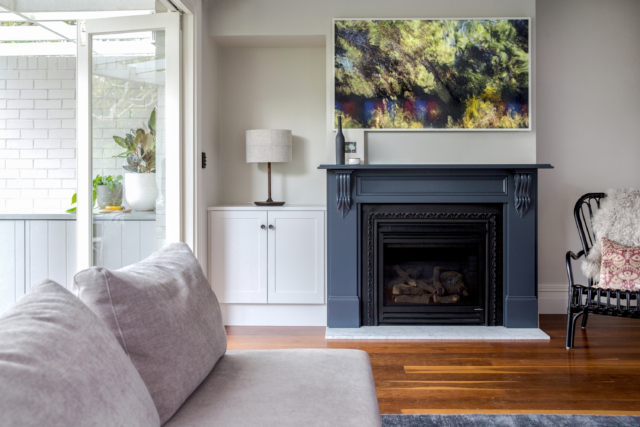 Balgowlah house reno - fireplace