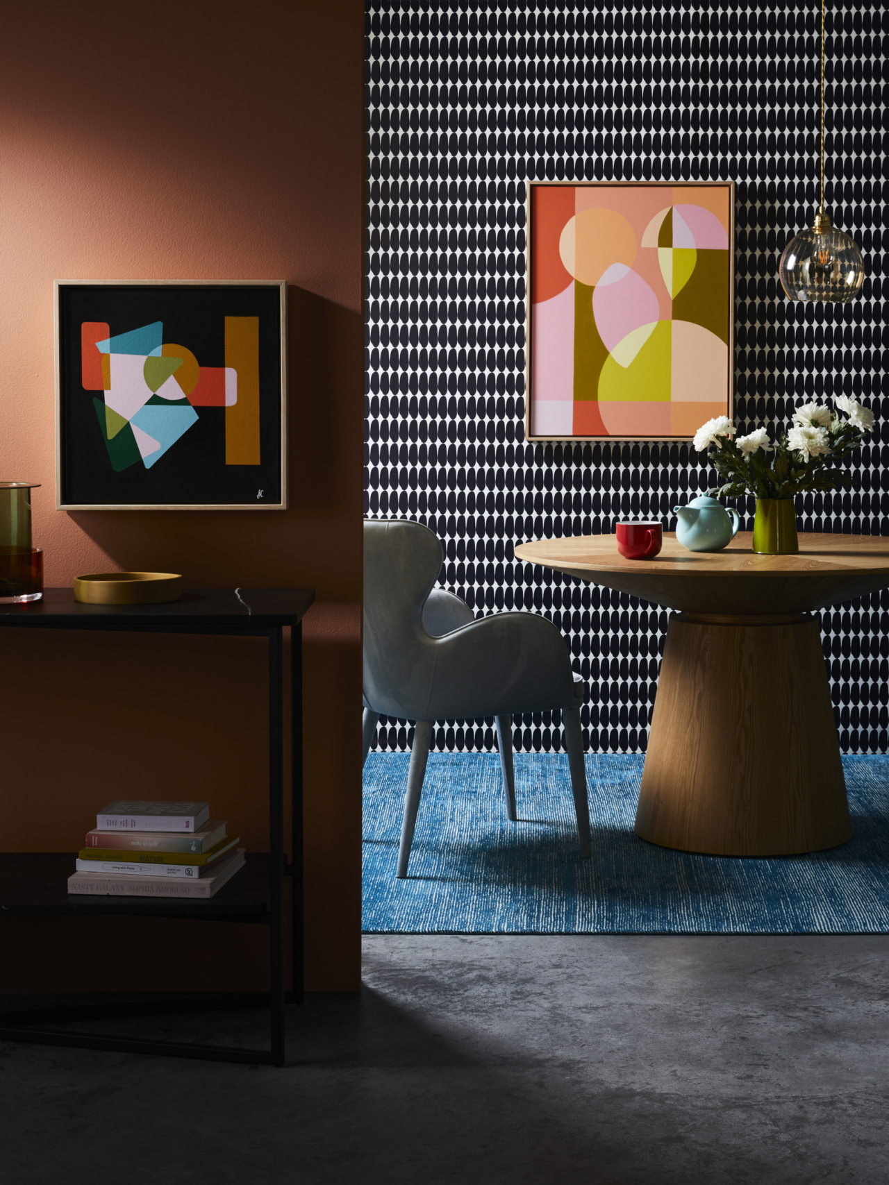 Discover Artist Anna Cole's bright, geometric works - The Interiors Addict