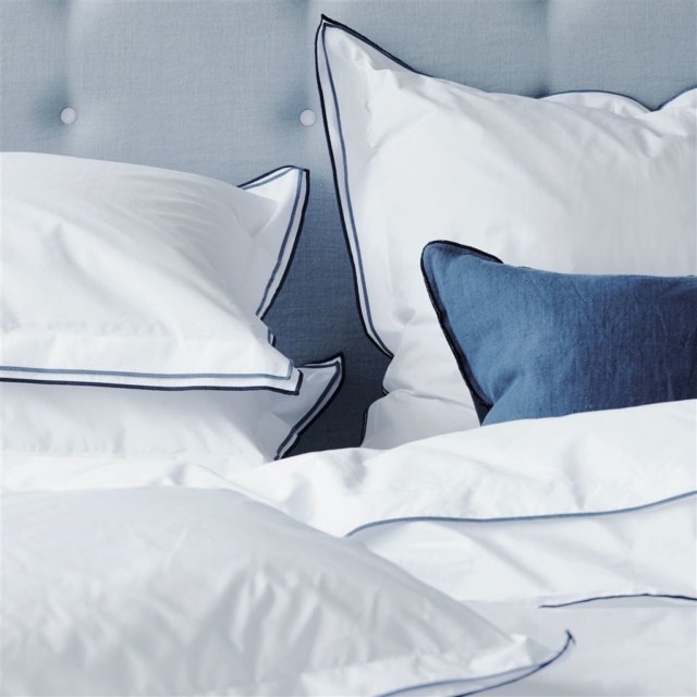 Astor denim bed linen