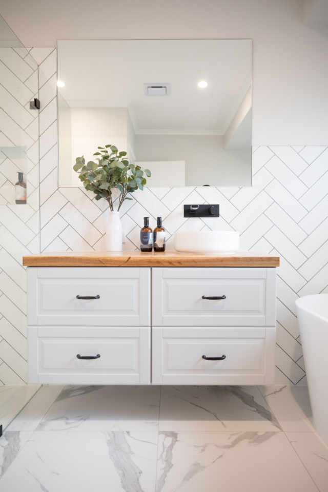 Master bathroom AFTER