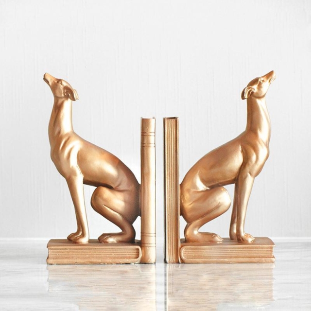 White Moose bookends