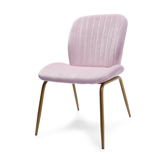 Lilac velvet occasional chair