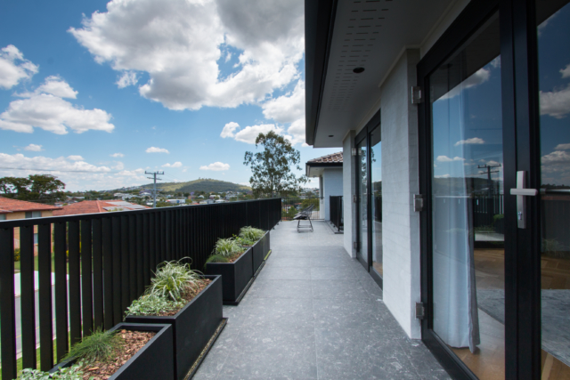 AFTER upstairs balcony