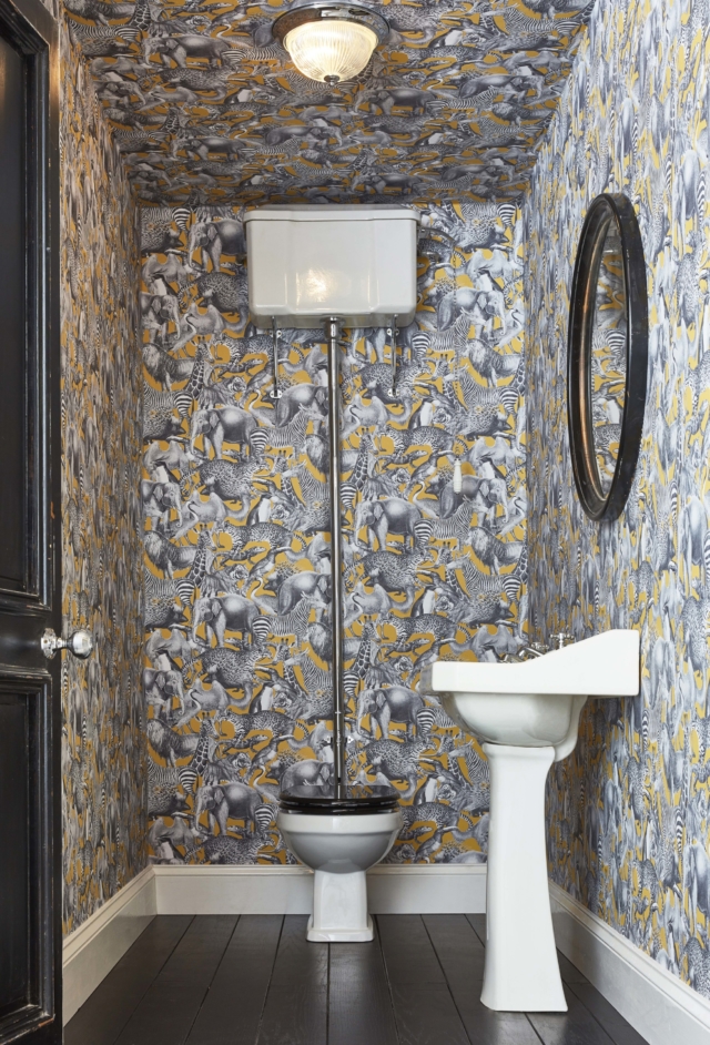 bathroom wallpaper