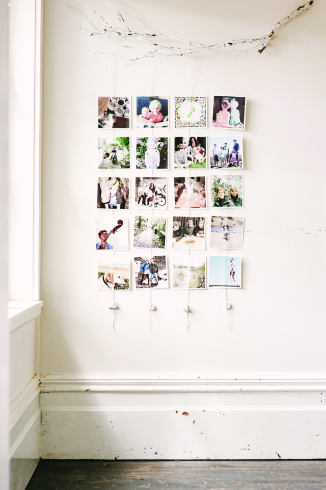 DIY photo wall