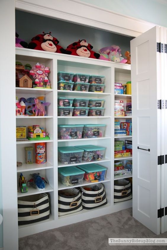 11 Creative Toy Storage Solutions for Clutter-Free Playroom - illustrated  Tea Cup