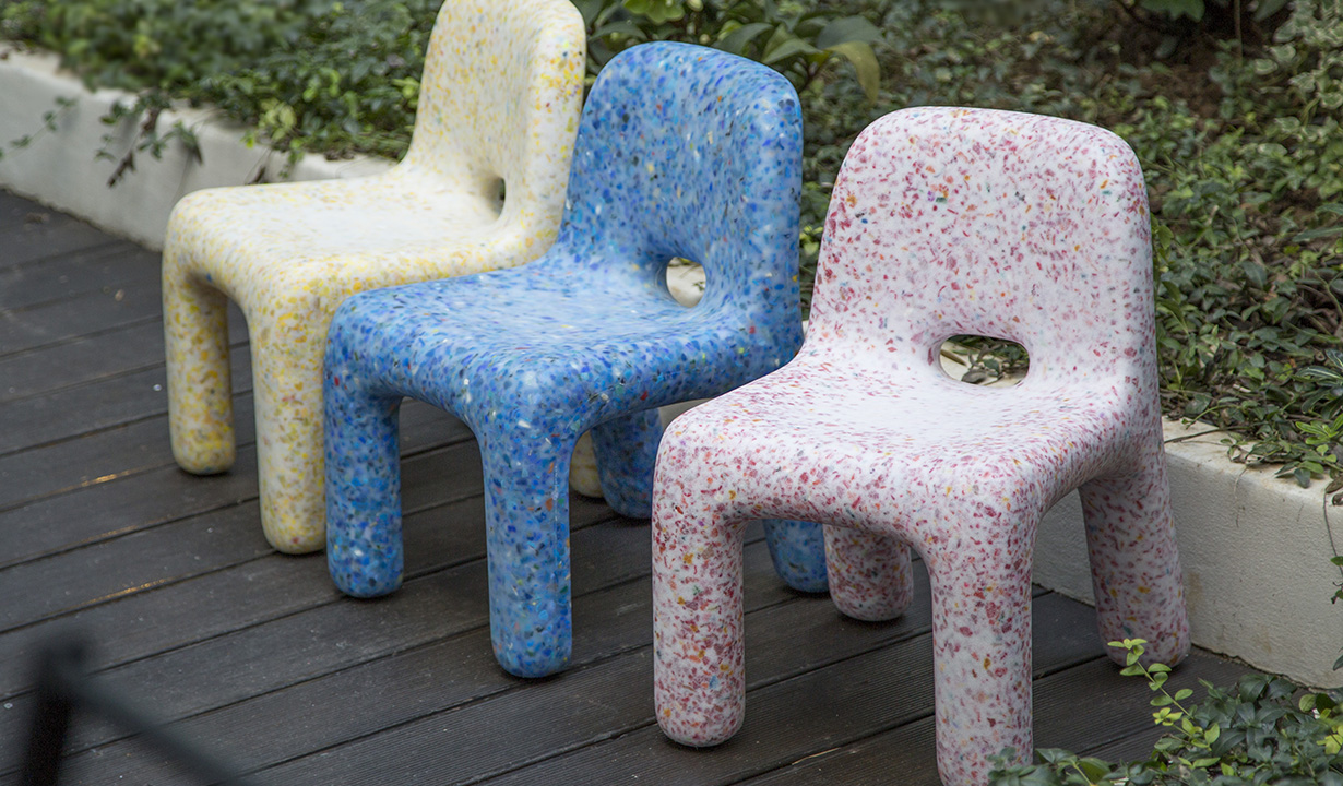 Stylish children’s furniture made from recycled toys! The Interiors