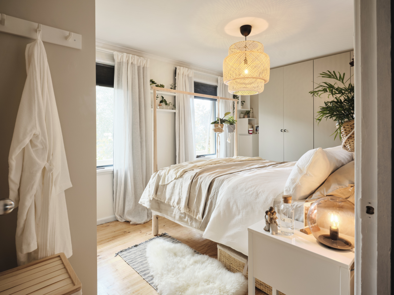 IKEA bedroom makeover turns wardrobe into office nook The Interiors