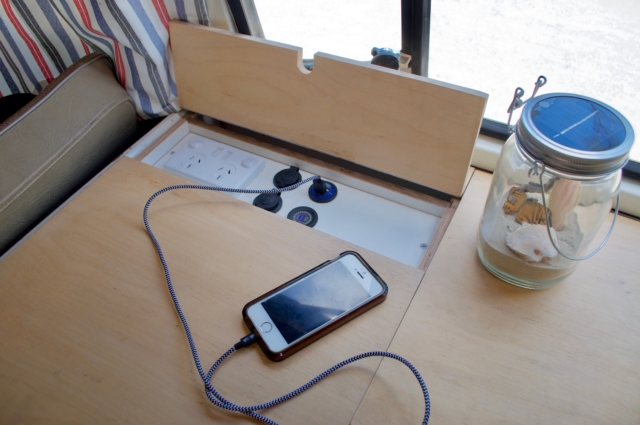 Charge devices through the fridge