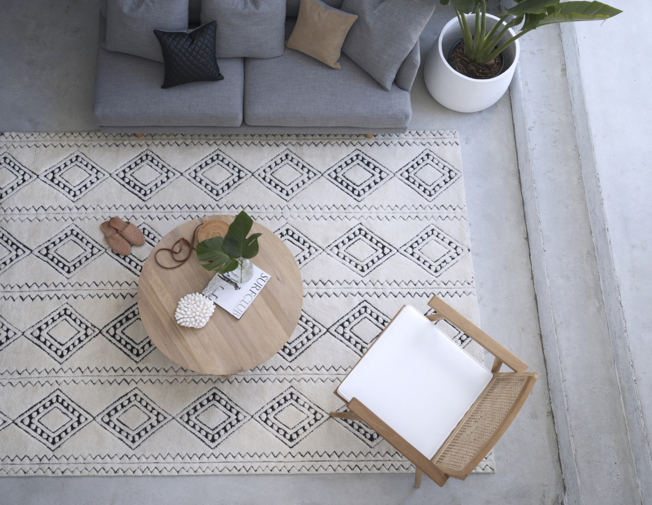 Customisable, ethical, textured rugs from Amigos de Hoy The Interiors