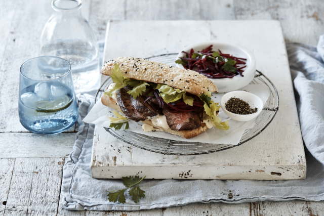 Foodie Friday: Beetroot and horseradish steak sandwich The Interiors Addict