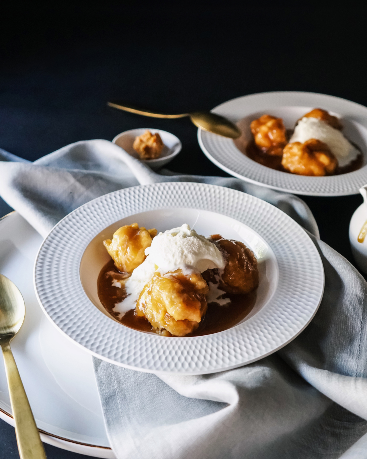 Foodie Friday Fluffy miso caramel dumplings & icecream The Interiors