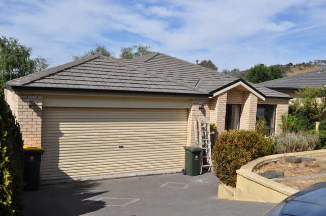 BEFORE garage door