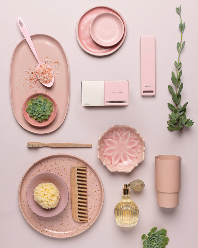 Zimi blush pink handles