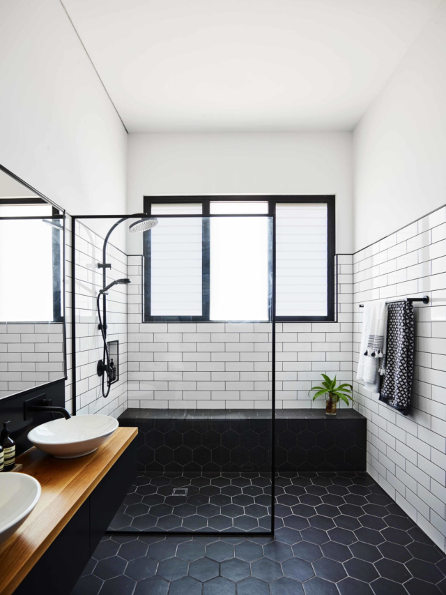 Jono's parents' much-shared farm house bathroom. Photo by Anson Smart