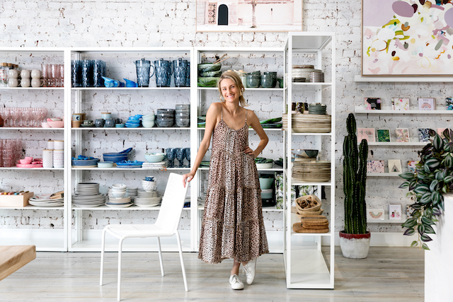 Pip Brett in her store, Jumbled