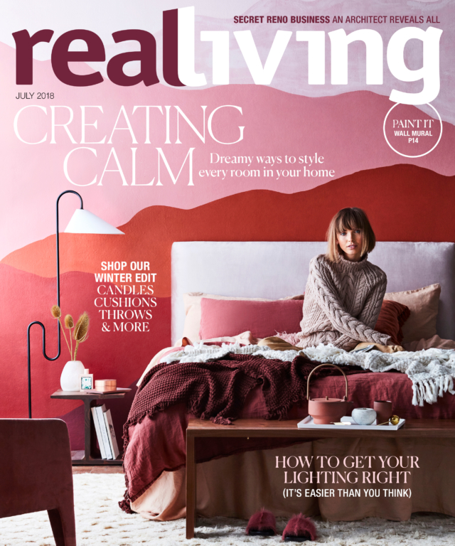 One of Kerrie-Ann's Real Living covers. Photo by Maree Homer